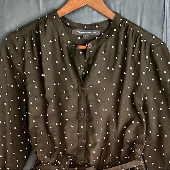 French connection midi dress with belt - Picture 2 of 2